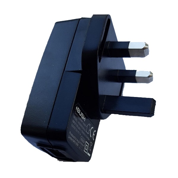 Usb Adapter Output Dc 5v 1a, Uk 3pin Bush Refurbished Stock