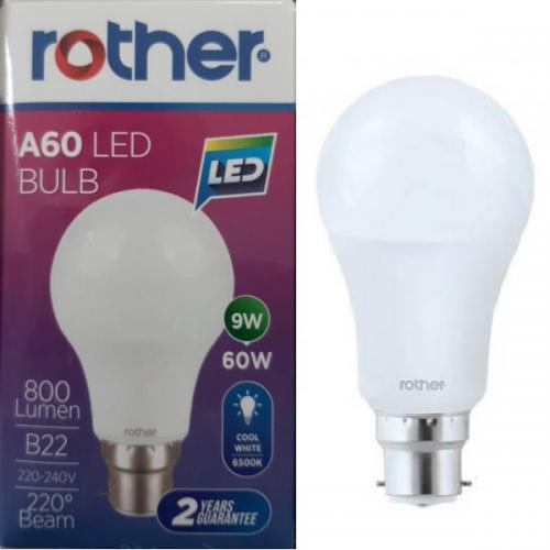 9w Led Bulb B22 800l Cool White 6500k