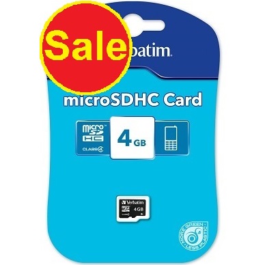 Micro Sd Card Verbatim Micro Sdhc 4gb Class 4 