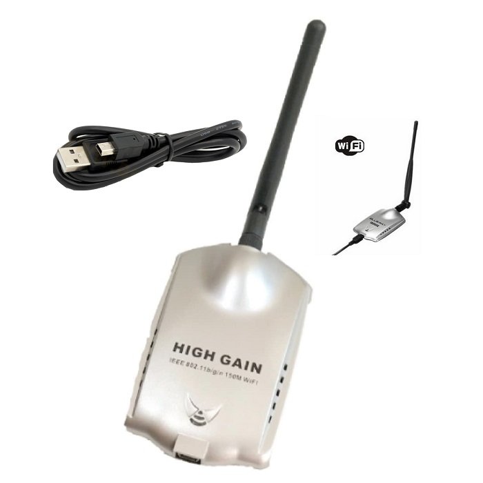 Wireless Wi-fi N Long Range 802.11b/g/n Usb Network Wifi Adapter, 2.4ghz 