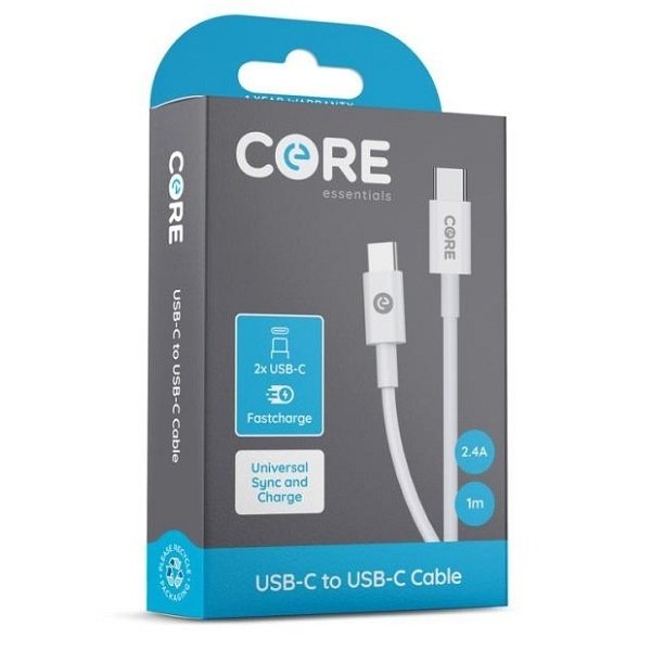 Cable Charger Usb C To C Cable Core 1m Fast Charge 