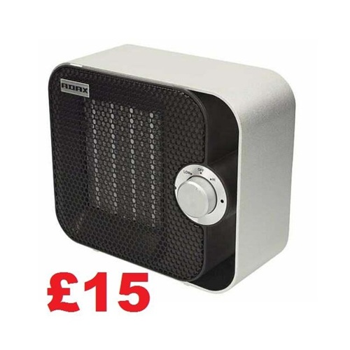 Fan Heater 800w 1200w Portable Low Power Ceramic 