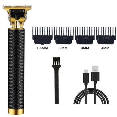 Electric Beard Trimmer Mens Hair Clippers Cordless Sharp Titanium Precision T Blade Trimmer For Men Usb Rechargeable Hair Trimmer Clippers For Men Haircut For Families And Barber 