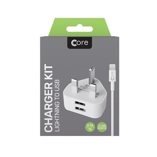 Charger Kit Core 2100ma Lightning For Iphone 5, 5s, 5c 