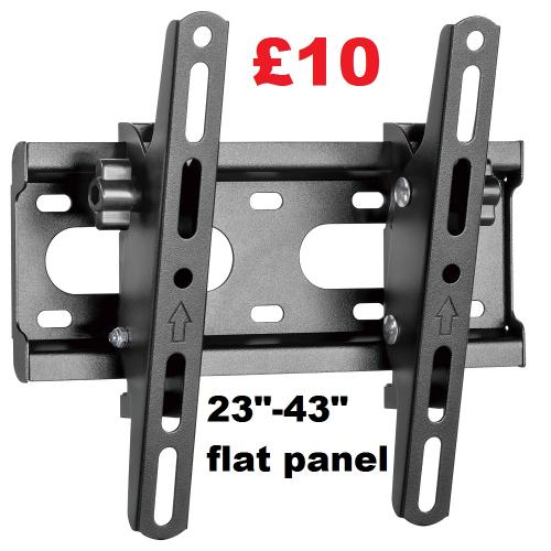 Tv Wall Mount Bracket Tilt For 23 To 43 Inches Tv 