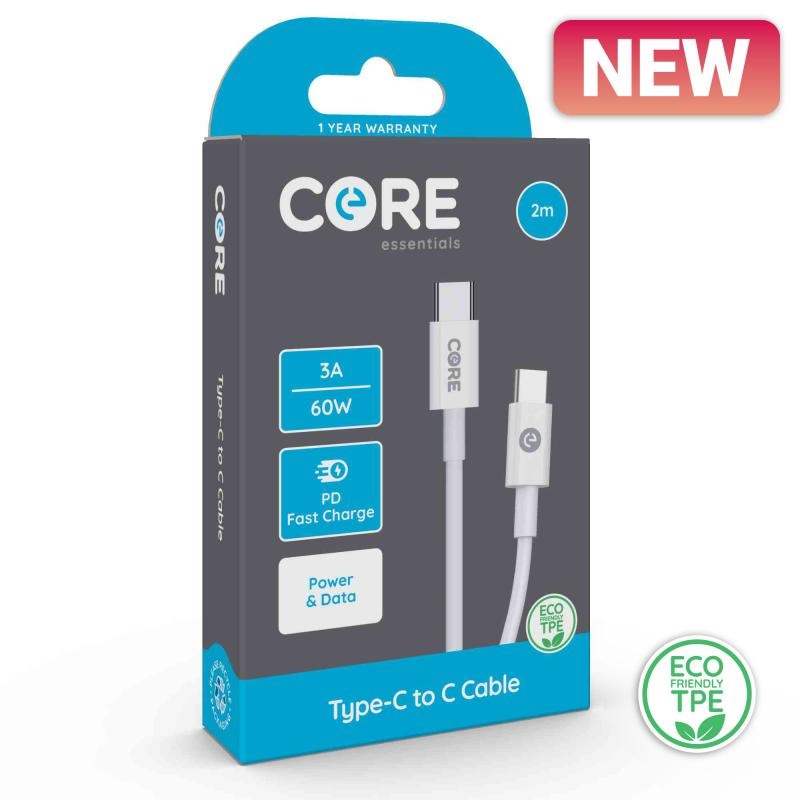 Cable Usb C To C 60w Fast Charging Cable Pd Data Sync Core 2 Meter 